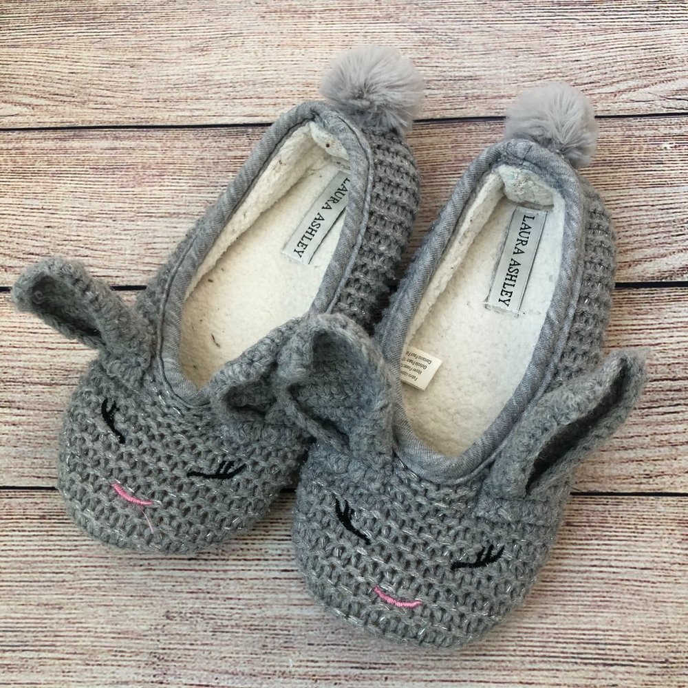 ❌ SOLD ❌ Laura Ashley Girls Bunny Slippers